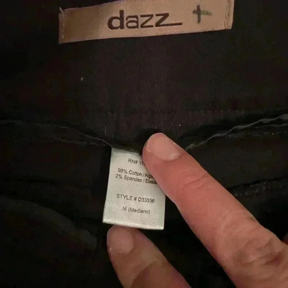 DAZZ MEDIUM BLACK DRESS SLACK PANTS - Picture 4 of 6
